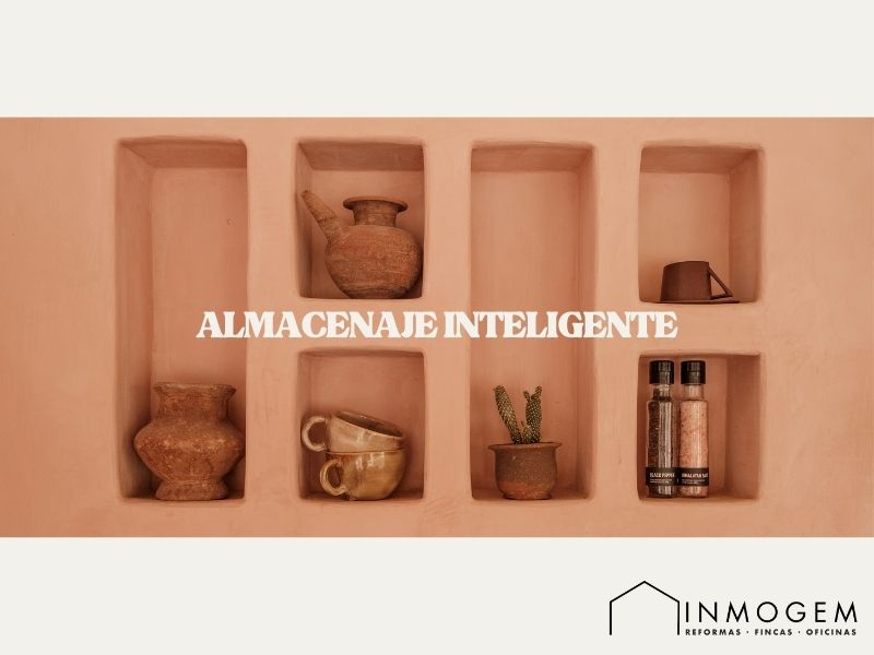 Ideas de almacenaje inteligente para hogares con poco espacio
